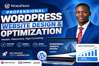 build wordpress website design business website development redesign wordpress