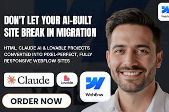 migrate html to webflow claude ai to webflow lovable to webflow clone webflow
