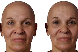 sculpt realistic 3d head model, 3d head bust, 3d face portrait, full body in stl