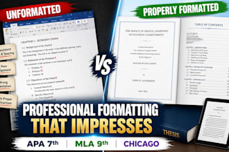 format your thesis, dissertation, or academic paper in apa, mla, or chicago