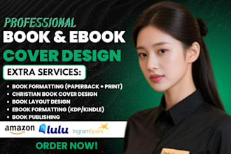 do book and ebook full cover design for christian book and daily devotional book