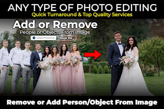 add or remove people or objects from photos in photoshop, photo edit