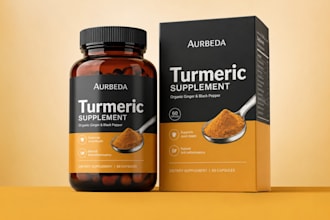 design supplement labels and vitamin bottle packaging in adobe illustrator