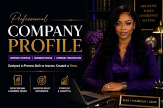 create company profile, corporate profile, business profile, presentation