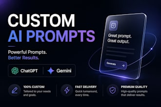 create professional ai prompts for chatgpt gemini and claude