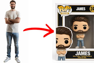 turn your photo into a funko pop inspired figure