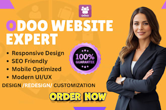 design odoo website, odoo ecommerce and erp customization
