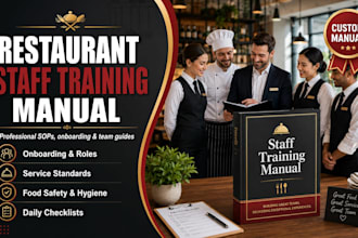 create a restaurant staff training manual