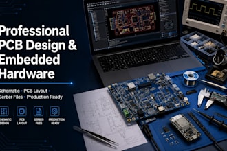 design professional pcb, schematics, and embedded hardware