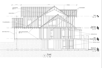 outline detailed house framing plans, accurate roof rafter, floor joist drafting