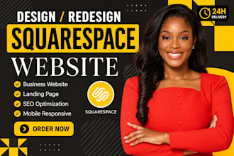 craft,redesign good squarespace website for your business
