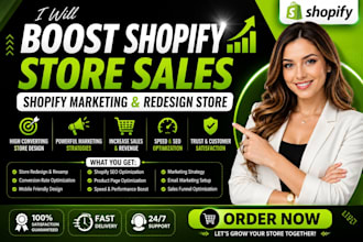 boost shopify store sales, shopify marketing redesign store