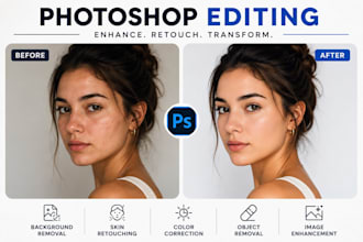 do professional photoshop editing, change name, date and text