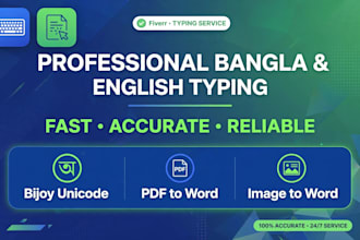 do fast bangla and english typing