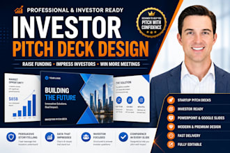 create a stunning investor pitch deck  startup pitch deck investor pitch deck