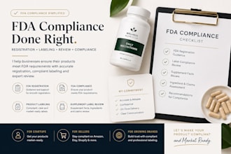 do fda registration, fda compliance, product labeling, supplement label review