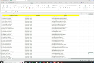 do data entry through lead generation and web research