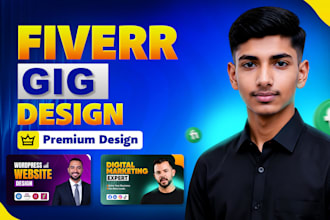 design professional fiverr gig images, banners, thumbnails