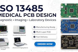 design iso 13485 medical pcb for diagnostic, imag and laboratory devices