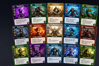 design card game tcg board game art trading card game tabletop game tarot card