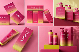 design cosmetic packaging and beauty product labels