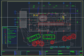 do 2d cad drawings in autocad diligently