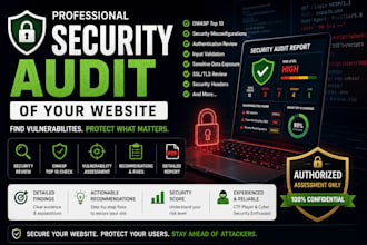 perform a professional security audit of your website