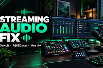 optimize streaming audio with goxlr rodecaster and wave link