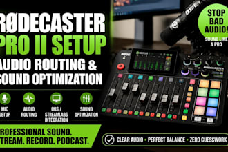 setup rodecaster pro ii audio routing and optimization