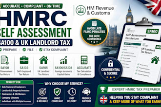 prepare and file your hmrc self assessment tax return sa100, UK landlord tax