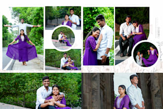 design a professional wedding album in adobe photoshop