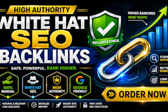 create high authority white hat SEO backlinks