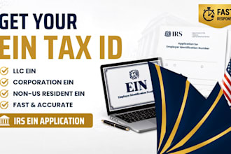 obtain your ein number, tax id for your US business quickly