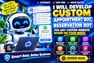 develop appointment bot booking bot resy bot reservation bot uk driving test bot
