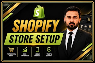 design shopify store setup