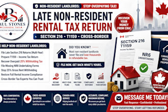 file your late non resident canada rental tax return, section 216, cross border