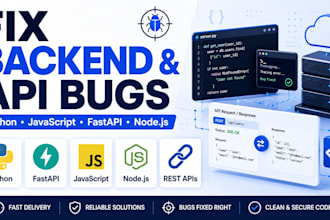 debug and fix backend API issues