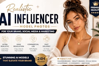 create sfw ai influencer model ai fashion model image for instagram social media