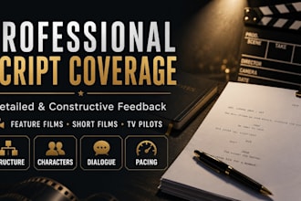 provide screenplay coverage and script feedback
