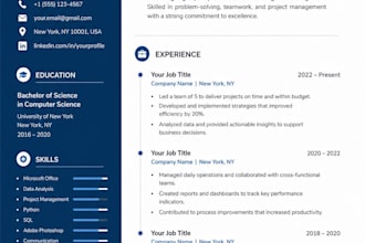 create your curriculum vitae