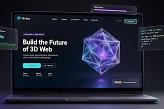 create an interactive 3d website