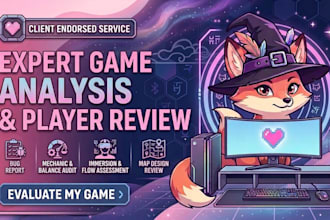 test your videogame on steam, gameplay and report