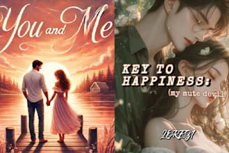 design a captivating romance book cover