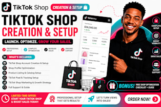 setup tiktok shop seller account tiktok products tiktok automation tiktok editor