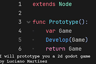 prototype you a 2d godot game
