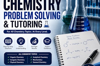 provide full chemistry lessons and problem solving support
