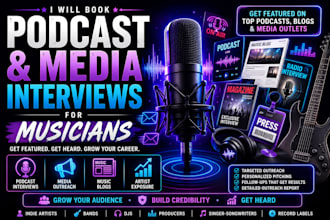get your music featured on podcasts and media outlets