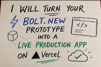 turn your bolt new prototype into a live production app on vercel