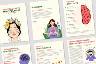 create wellness coaching canva pdf guide mental health canva workbook ebook