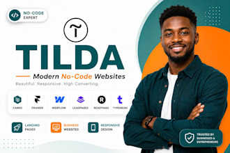 do tilda website carrd, framer, webflow and leadpages readymag typedream